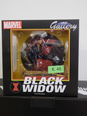 black widow pvc statue