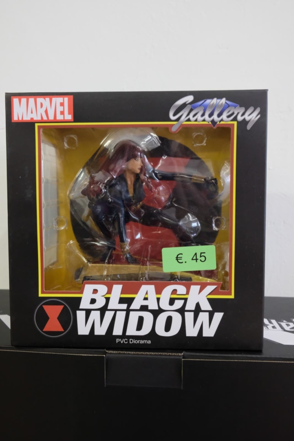 black widow pvc statue