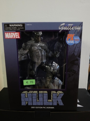 hulk gray edition pvc diorama sdcc 2018 special