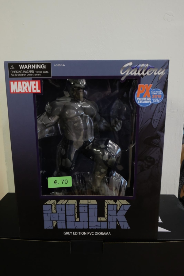 hulk gray edition pvc diorama sdcc 2018 special