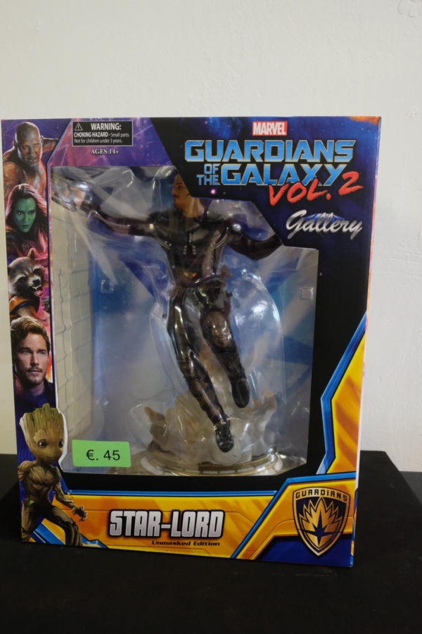 star lord unmasked figure pvc statue